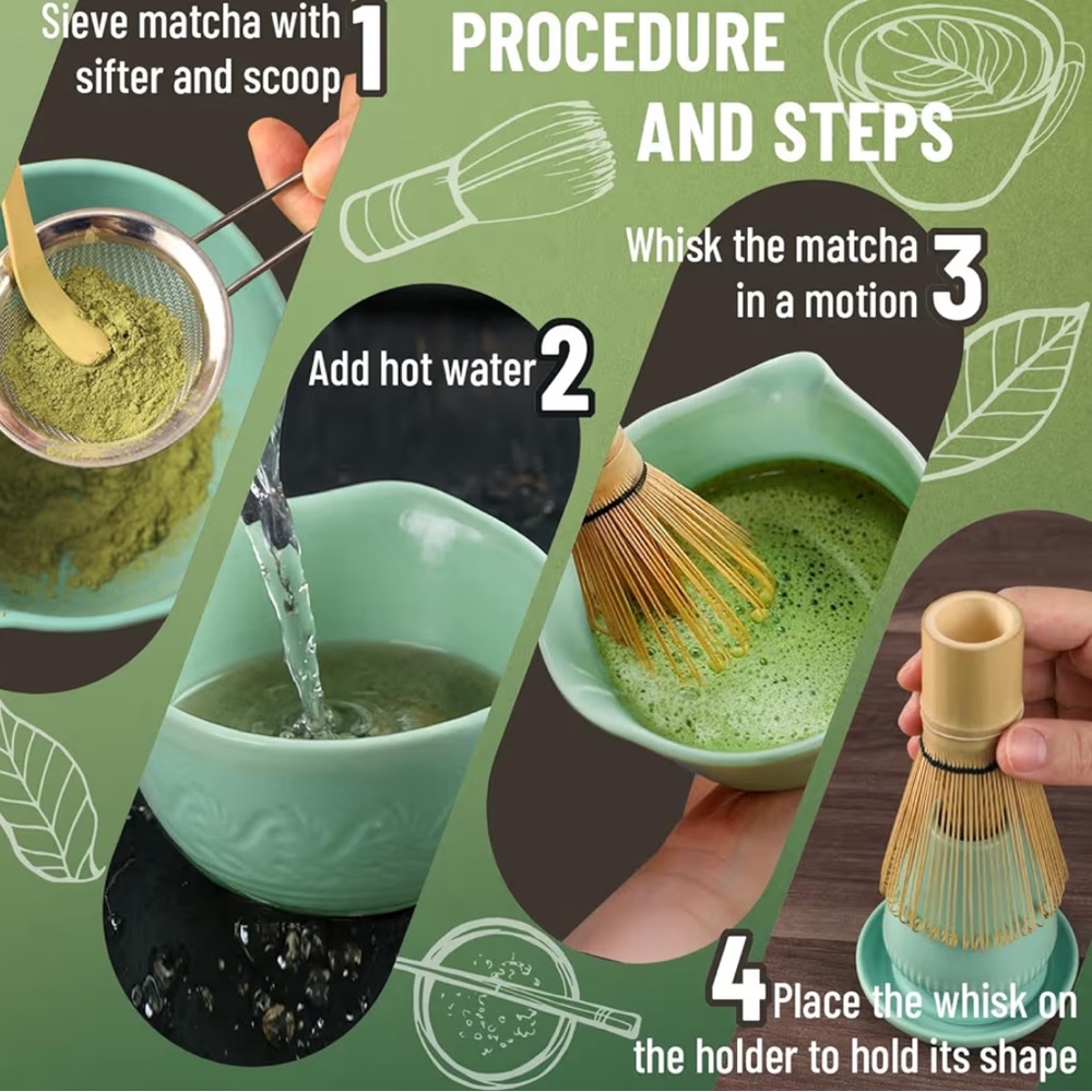 Green Tea Ceremony Set - Picture 4 of 5